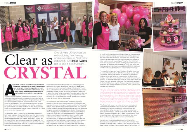Crystal Nails in the Scratch Magazine